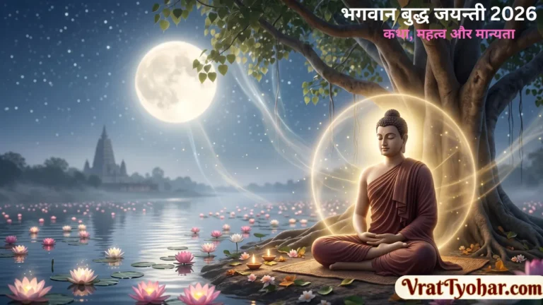 Buddha Purnima meditation image