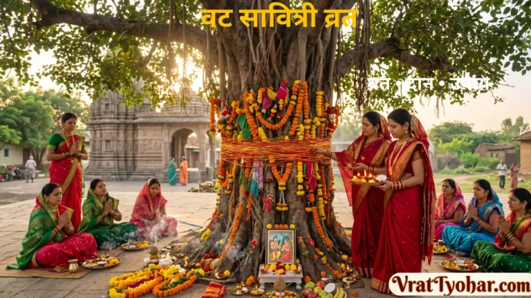 वट वृक्ष के चारों ओर पूजा