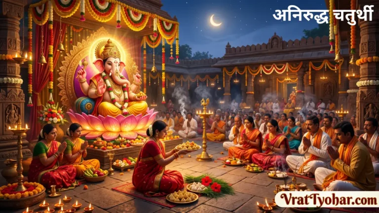 अनिरुद्ध विनायक चतुर्थी पर भगवान गणेश की पूजा