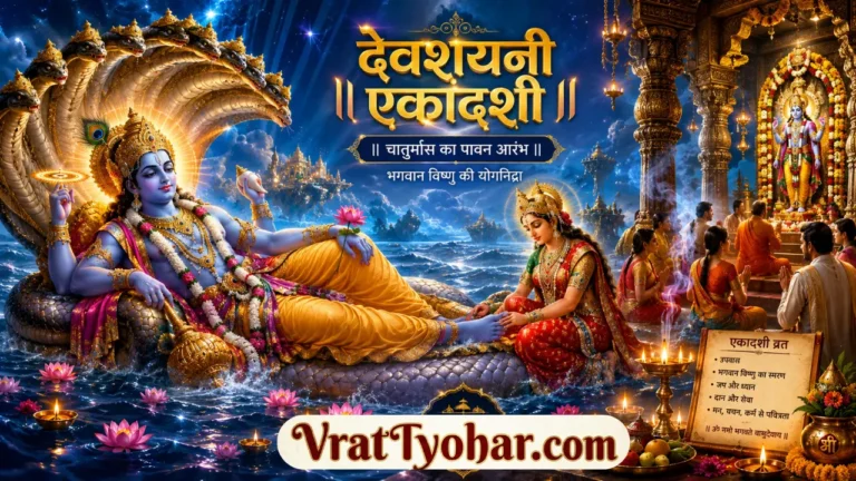Devshayani Ekadashi Lord Vishnu image