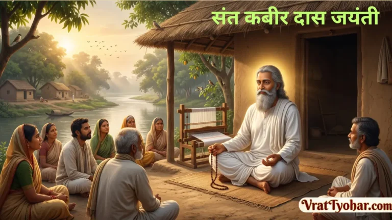 संत कबीरदास जयंती 2026 पर संत कबीरदास का आध्यात्मिक चित्र