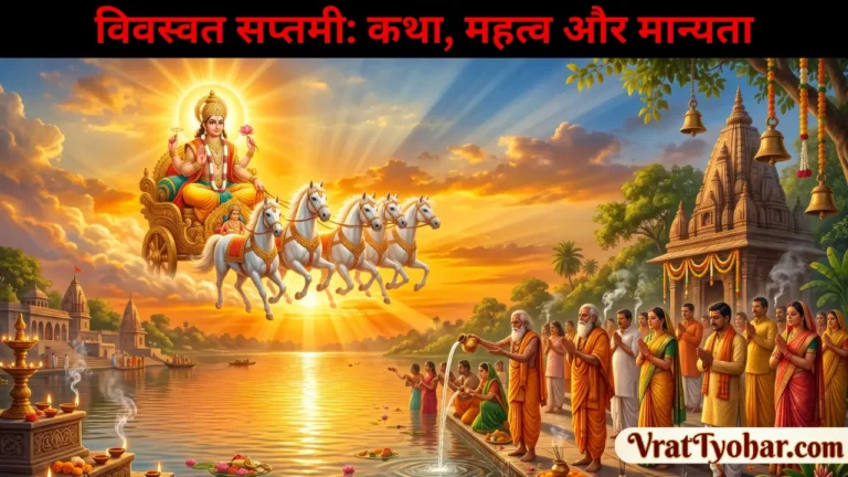 विवस्वत सप्तमी पर सूर्य देव की पूजा और जल अर्पण