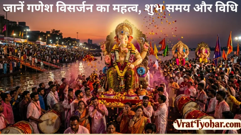 गणेश विसर्जन में गणपति बप्पा की प्रतिमा विसर्जित करते श्रद्धालु