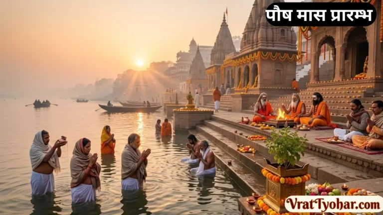 पौष मास 2026-2027 में भगवान विष्णु और सूर्यदेव की पूजा, मंदिर में दीपदान, पवित्र स्नान