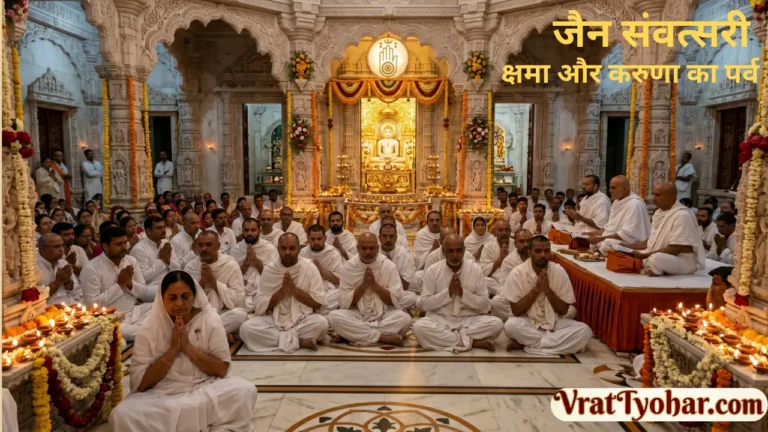 जैन धर्म का संवत्सरी पर्व, जैन मंदिर में संवत्सरी पूजा