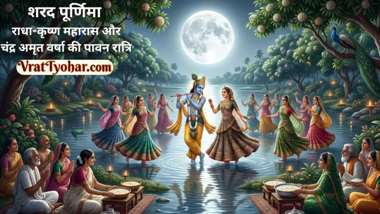 Sharad Purnima night under a brilliant full moon