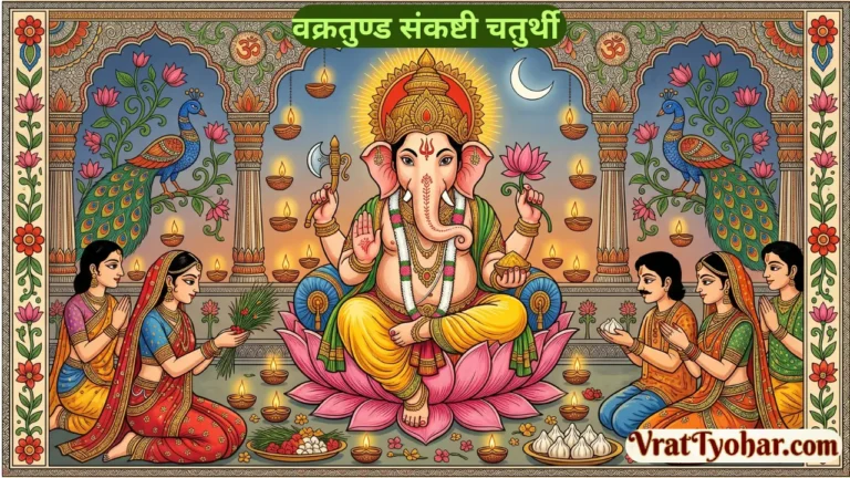 वक्रतुण्ड संकष्टी चतुर्थी पर भगवान गणेश के वक्रतुण्ड स्वरूप की पूजा