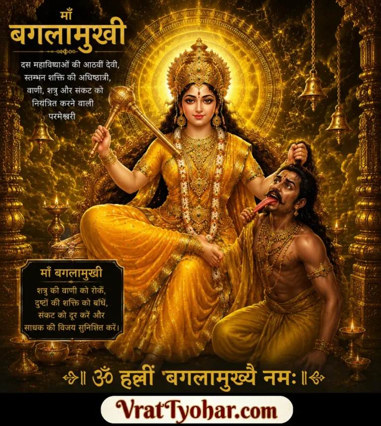 माँ बगलामुखी का दिव्य स्वरूप