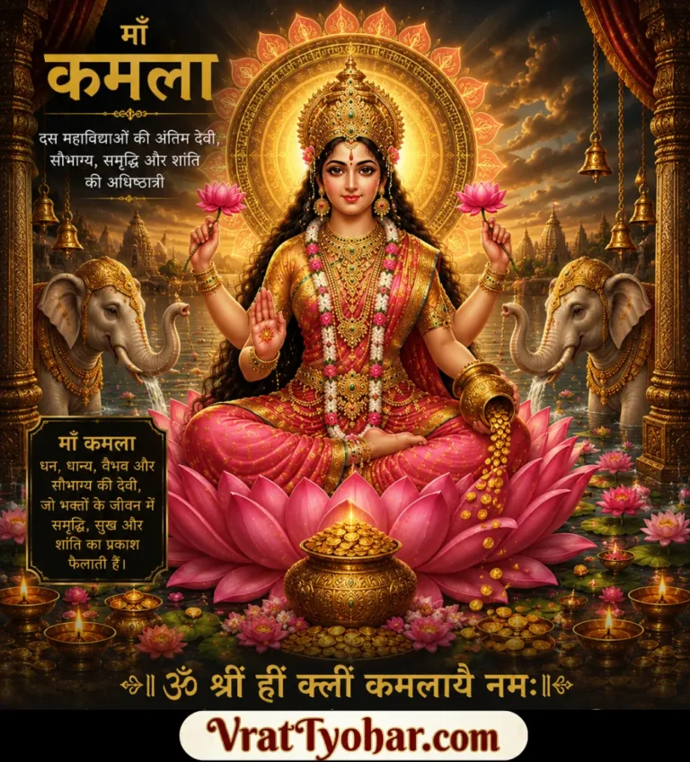 माँ कमला का दिव्य स्वरूप