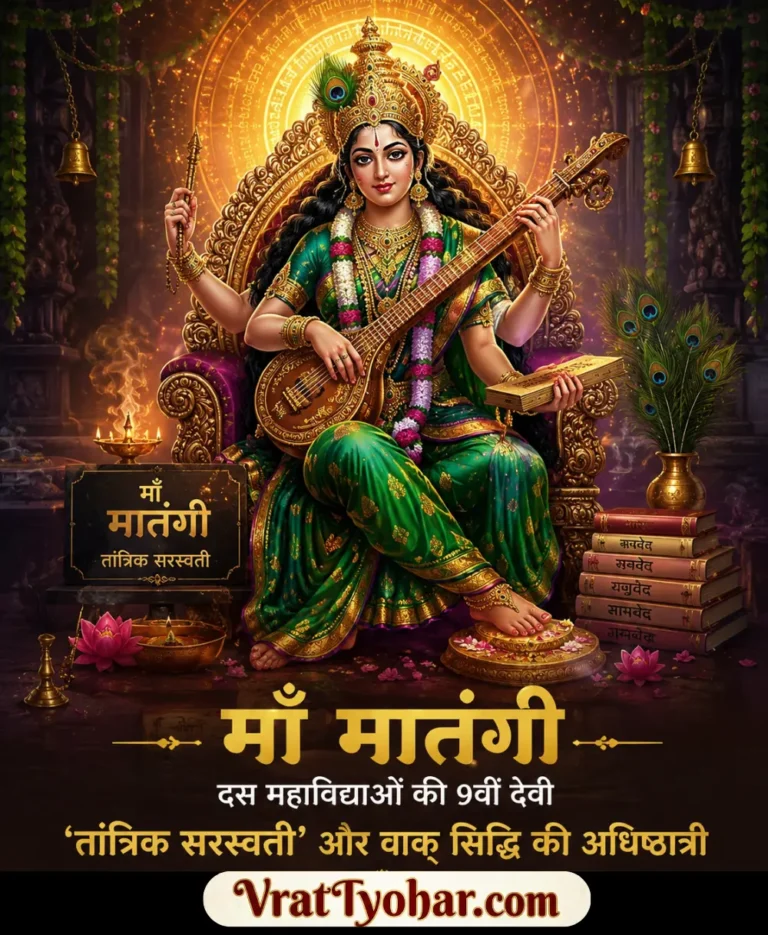 माँ मातंगी का दिव्य स्वरूप