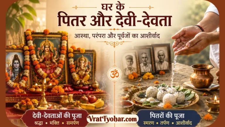 घर के पितर और देवी-देवता की पूजा विधि