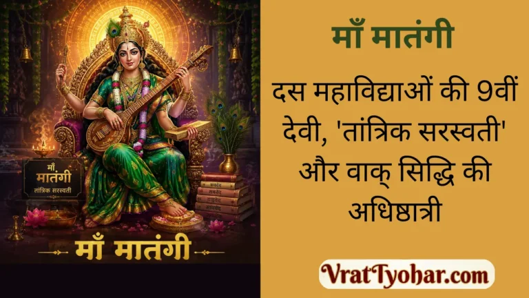 माँ मातंगी का दिव्य स्वरूप