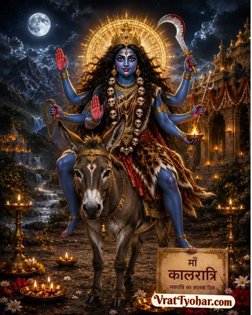 माँ कालरात्रि नवदुर्गा का सातवाँ स्वरूप