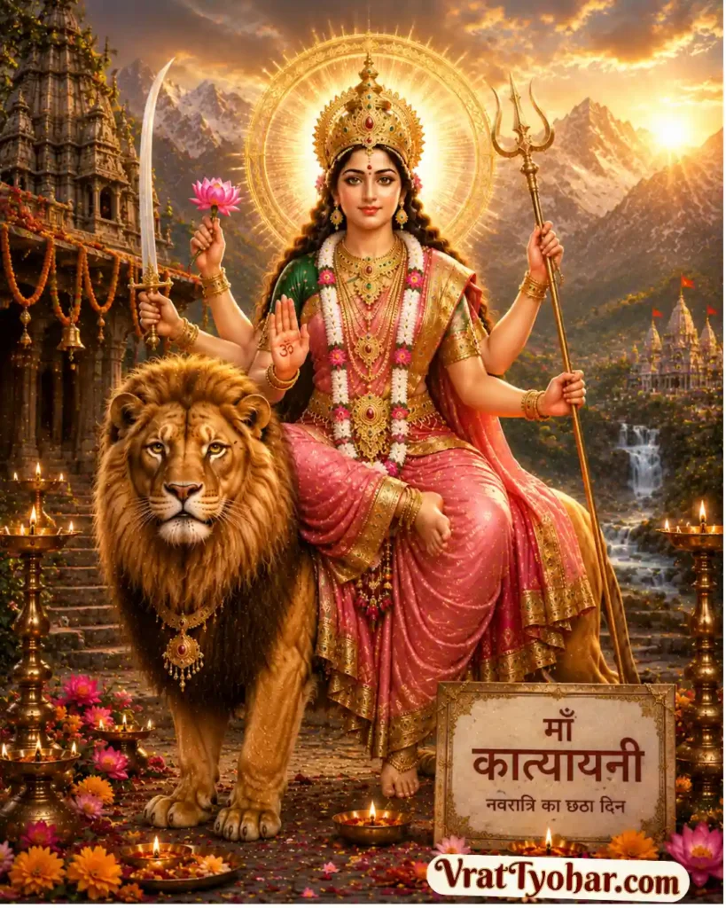 माँ कात्यायनी नवदुर्गा का छठा स्वरूप