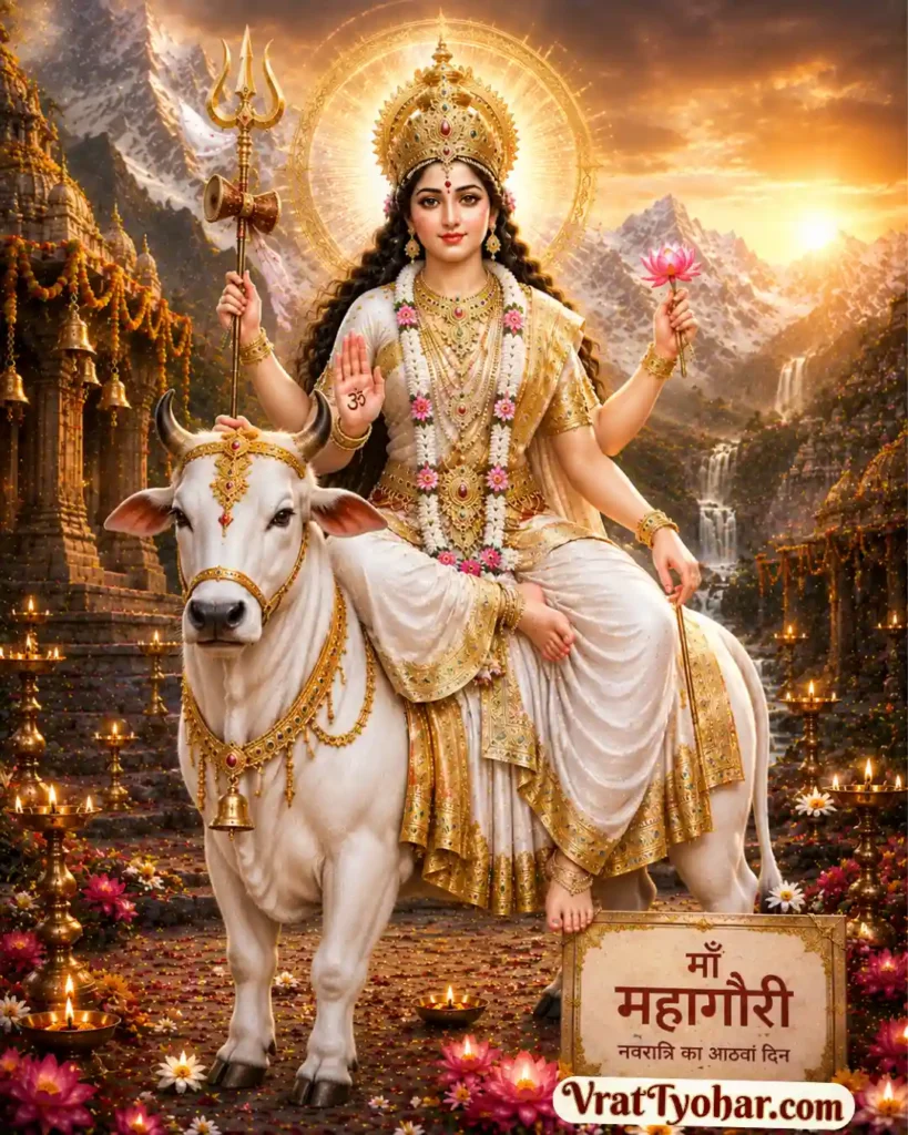 माँ महागौरी नवदुर्गा का आठवाँ स्वरूप