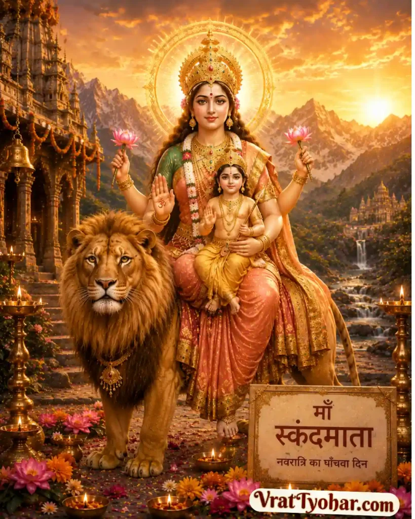 माँ स्कंदमाता नवदुर्गा का पंचम स्वरूप