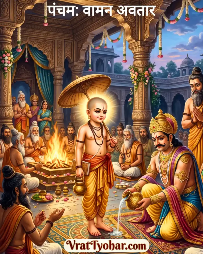 भगवान विष्णु का पंचम वामन अवतार