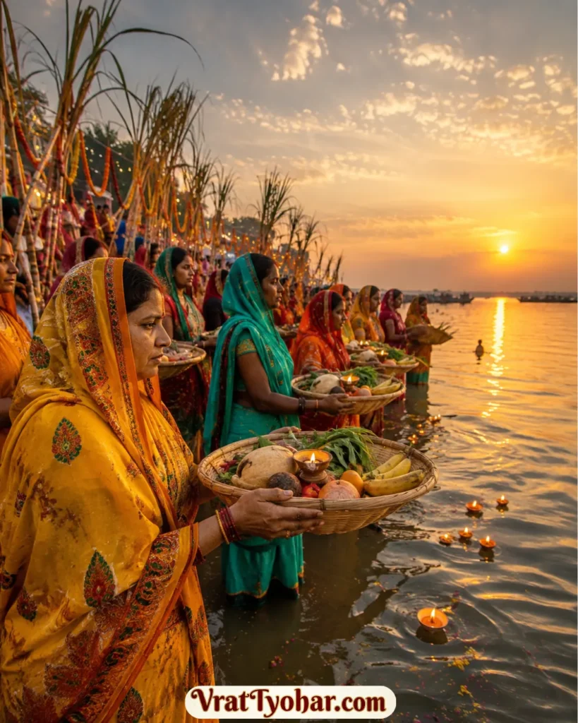 छठ पूजा मे भगवान सूर्य की पूजा