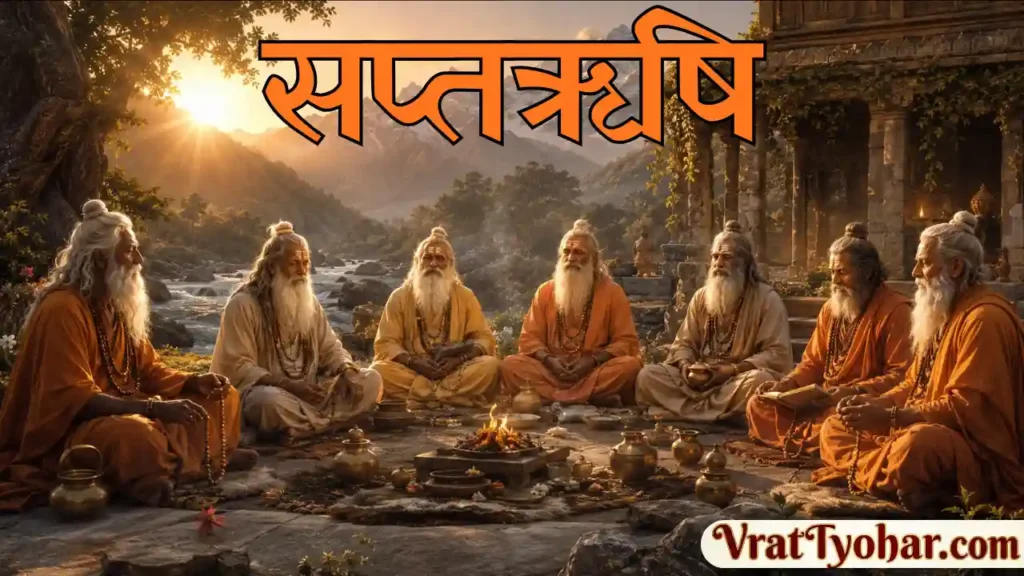 सनातन परंपरा में सप्तऋषियों का दिव्य और आध्यात्मिक चित्रण